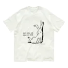 YuSunsetのりらっくすうさぎ（黒） Organic Cotton T-Shirt