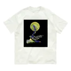 WAMI ARTのタツ月富士フトマニ Organic Cotton T-Shirt