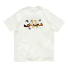 mofusandのドーナッツにゃん オーガニックコットンTシャツ