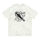 耳だったのかもしれない目のアジの開き(文字入り) Organic Cotton T-Shirt