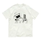 👻📗のかもめE-黒線 オーガニックコットンTシャツ