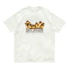 “すずめのおみせ” SUZURI店の東京すずめ（集合!! ver.2） オーガニックコットンTシャツ