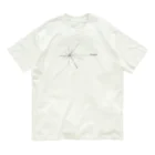 VoyagerのVoyager ロゴ（黒） オーガニックコットンTシャツ