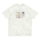 SCHINAKO'Sの切手風うさぎさん Organic Cotton T-Shirt