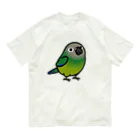 Cody the LovebirdのChubby Bird シモフリインコ オーガニックコットンTシャツ