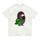Cody the LovebirdのChubby Bird ヒオウギインコ オーガニックコットンTシャツ