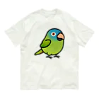 Cody the LovebirdのChubby Bird トガリオインコ Organic Cotton T-Shirt