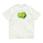 ナマケモノ雑貨店 SUZURI出張所のニラとたまごのおいしいの Organic Cotton T-Shirt