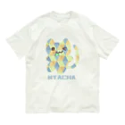 NYACHA&BOOCHAのさんかくガラガラにゃーちゃ、 Organic Cotton T-Shirt