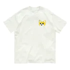 古屋智子（TomokoFuruya）のわんこの茶色ちゃん オーガニックコットンTシャツ