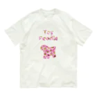 onehappinessのトイプードルとデイジー Organic Cotton T-Shirt