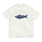 冬夜制作室のあおいサバ Organic Cotton T-Shirt