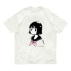 obosa_DENS/SABEAR_shop ＠SUZURIのセーラー少女_ウェア Organic Cotton T-Shirt