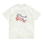 マイマイタケの水玉手袋とねこ Organic Cotton T-Shirt