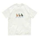 のばら（NOBARA）の３匹の猫 オーガニックコットンTシャツ