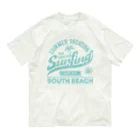 まるいねこのSurfing ～ Vintage style ～ オーガニックコットンTシャツ