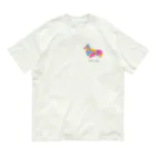 AtelierBoopのアレグリヘ　コーギー オーガニックコットンTシャツ