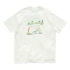 まいにち大変だけどほのぼのって大事の長老の盆栽 Organic Cotton T-Shirt