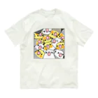 まめるりはことりの三密です！むちむちオカメインコさん【まめるりはことり】 オーガニックコットンTシャツ