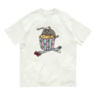 まろぽけっとのかっぷにゃーき Organic Cotton T-Shirt