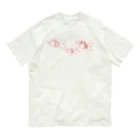 透月糖花の金魚(白地なし) オーガニックコットンTシャツ