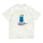 oilpastelhinaのクリームソーダ オーガニックコットンTシャツ