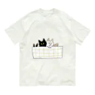 おいくろのポケットねこ オーガニックコットンTシャツ