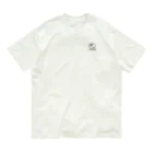 猫まる茶屋のまちょこ(黒) Organic Cotton T-Shirt