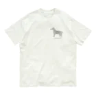 AtelierBoopの花月　ジャックラッセル オーガニックコットンTシャツ