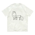 てくてくの秘密基地の息子の描いたネコ Organic Cotton T-Shirt