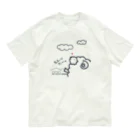 Karen's shopのもふもふくん。【前プリント】 オーガニックコットンTシャツ