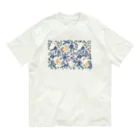 SCHINAKO'Sのぶるぶるブルーベリー Organic Cotton T-Shirt