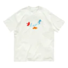 souzen のLOVE bird オーガニックコットンTシャツ