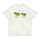 さちこの生物雑貨のアオガエル2種 Organic Cotton T-Shirt