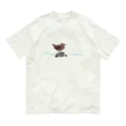 でこぱち商店のカワガラス Organic Cotton T-Shirt