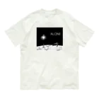 ANOTHER GLASSのALONE オーガニックコットンTシャツ