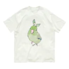 まめるりはことりのお羽飾り　マメルリハちゃん【まめるりはことり】 Organic Cotton T-Shirt