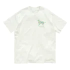 AtelierBoopの森　フラットコーテッドレトリバー オーガニックコットンTシャツ