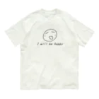 kazukiboxの私は幸せになります Organic Cotton T-Shirt