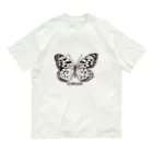 なで肩うさぎの美香堂のオオゴマダラ Organic Cotton T-Shirt