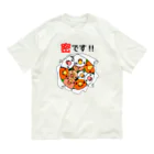 まめるりはことりの密です！コザクラインコさん【まめるりはことり】 オーガニックコットンTシャツ