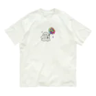 ナオ / CandyLip店のキャンディもらった幽霊さん オーガニックコットンTシャツ