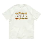 mofusandのにゃんこバーガー Organic Cotton T-Shirt