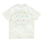 まめるりはことりのたっぷりセキセイインコちゃん【まめるりはことり】 Organic Cotton T-Shirt