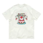 イラスト MONYAAT のCT61HAPPY BRITHDAY  Organic Cotton T-Shirt