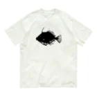 chicodeza by suzuriのカワハギの魚拓 Organic Cotton T-Shirt