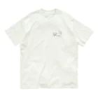 ナミノコ雑貨店のpopokilio ハートキャット Organic Cotton T-Shirt