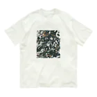 兎派のpaint_02_natural オーガニックコットンTシャツ