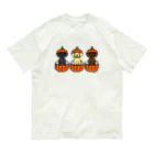 ハッピー・ラブラドールズのハロウィンかぼちゃのラブラドール Organic Cotton T-Shirt