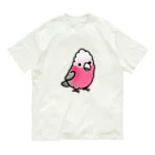 Cody the LovebirdのChubby Bird モモイロインコ オーガニックコットンTシャツ